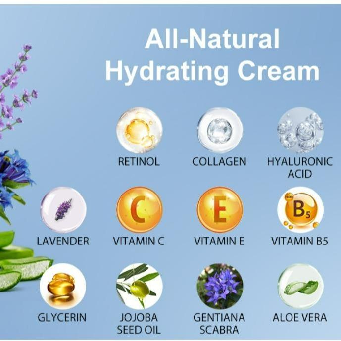 Crema ringiovanente multieffetto, progettata per i tipi di pelle delicata