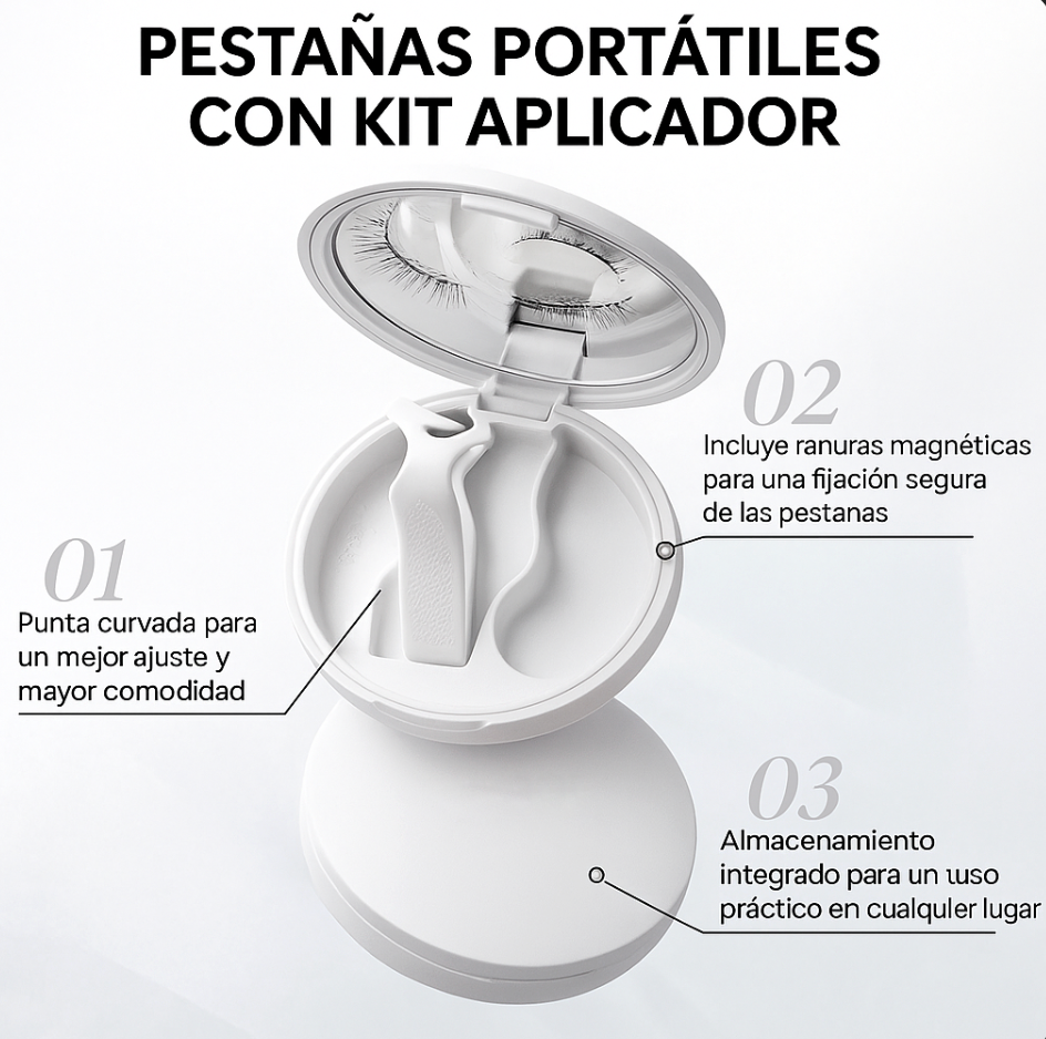 Pestañas magnéticas