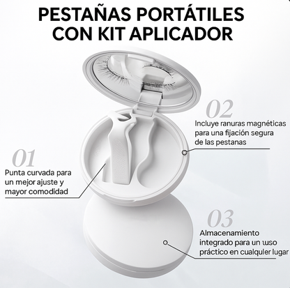 Pestañas magnéticas